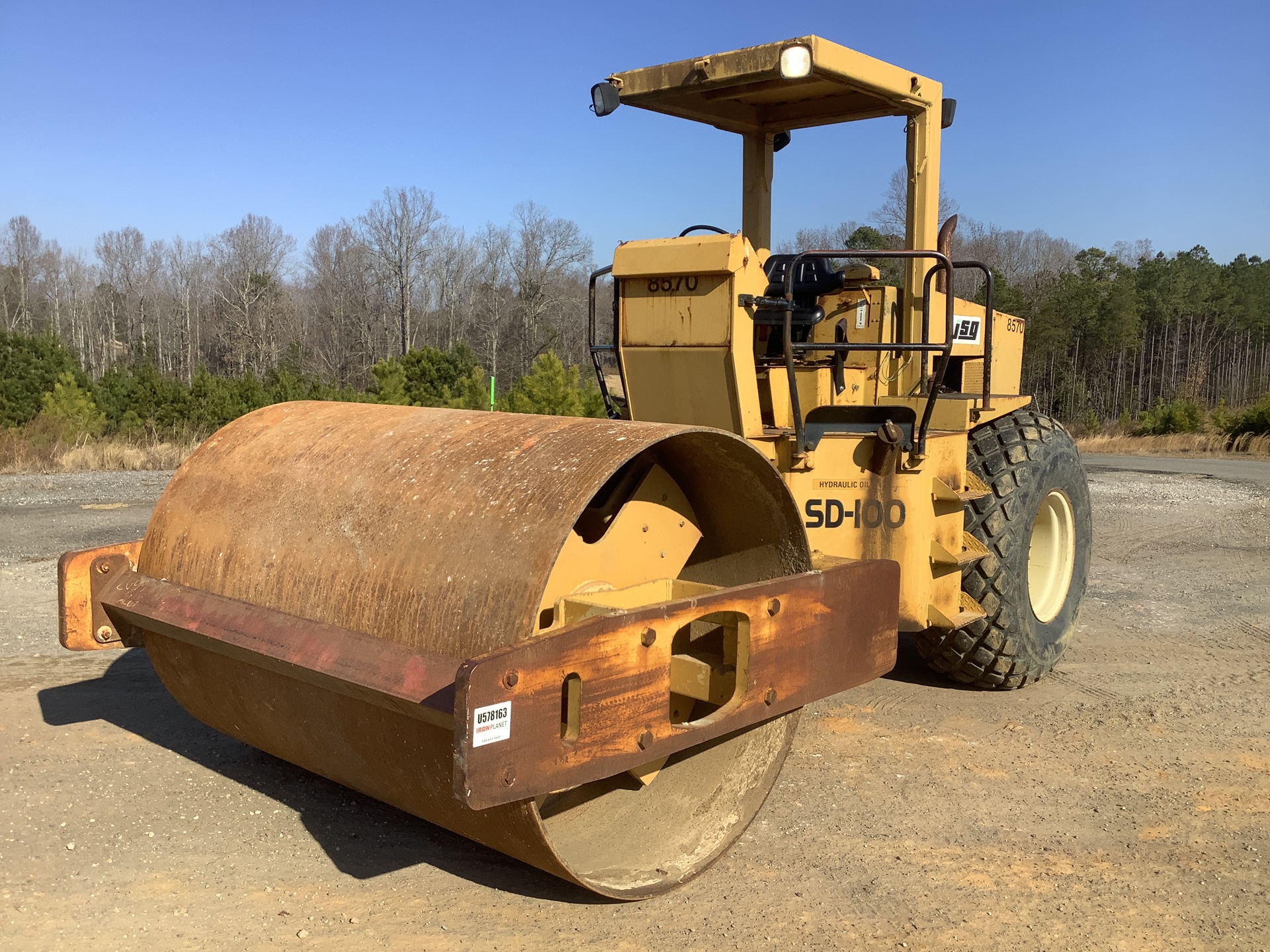 1989 Ingersoll-Rand SD-100 Smooth Drum Compactor