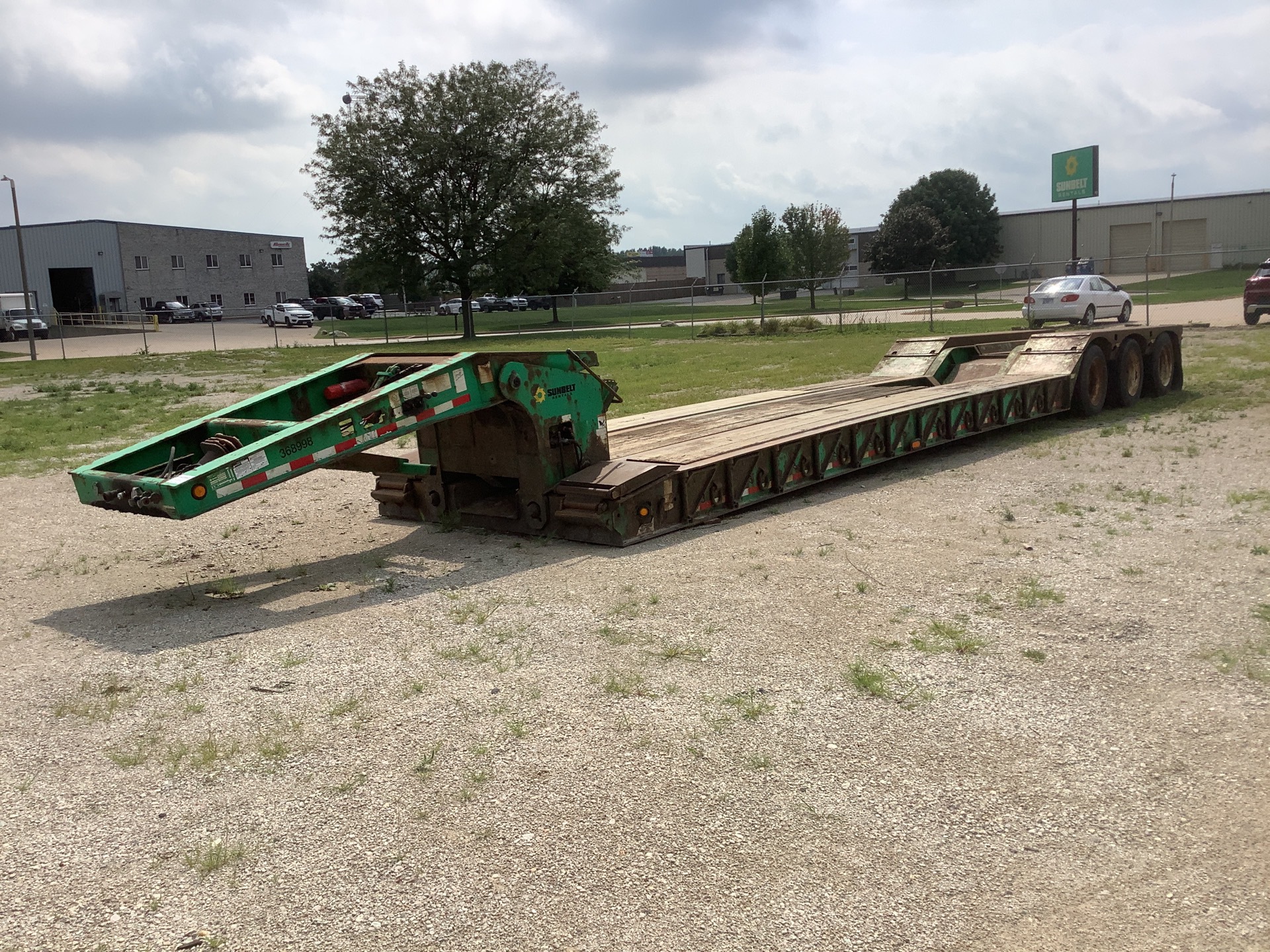 2011 Load King 553 SS 24 ft Tri/A Lowboy Trailer