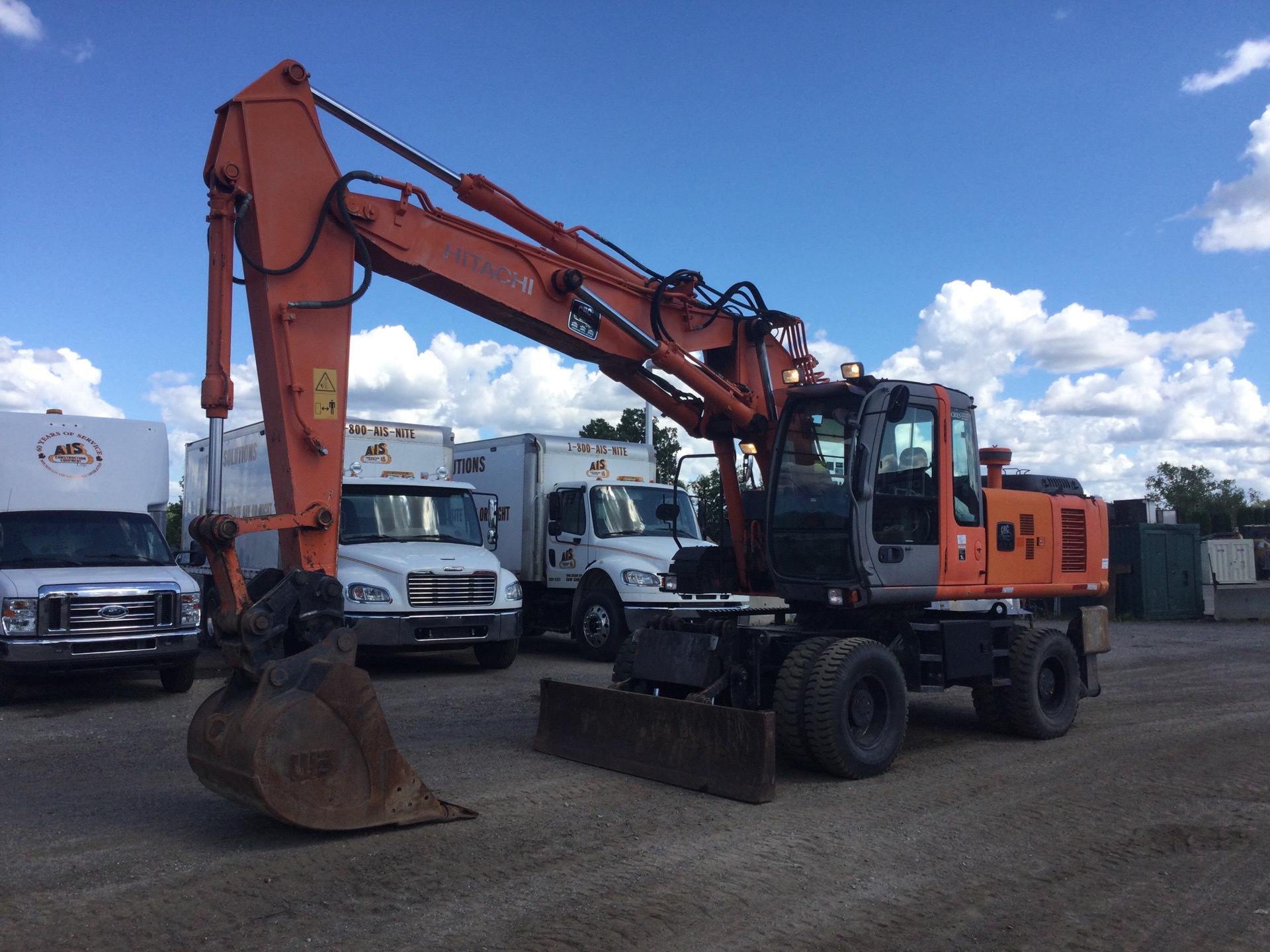 2007 Hitachi ZX210W Wheel Excavator