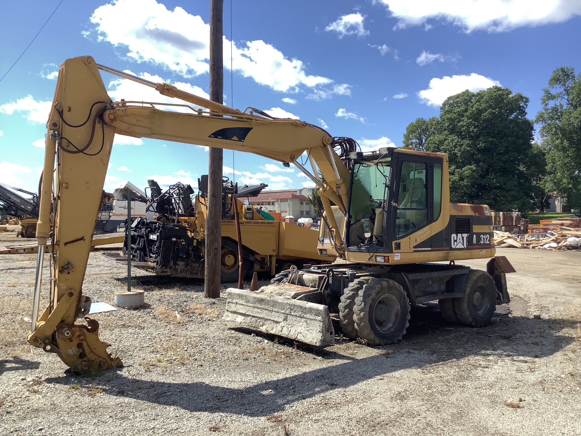 2002 Cat M312 Wheel Excavator