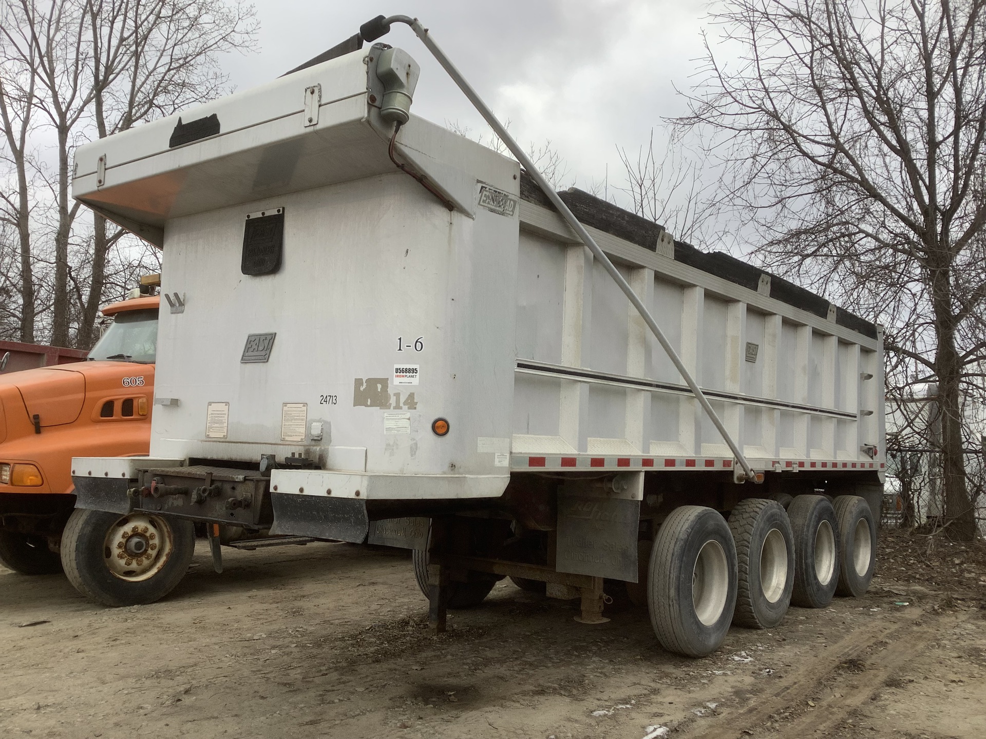 1998 East Quad/A End Dump Trailer