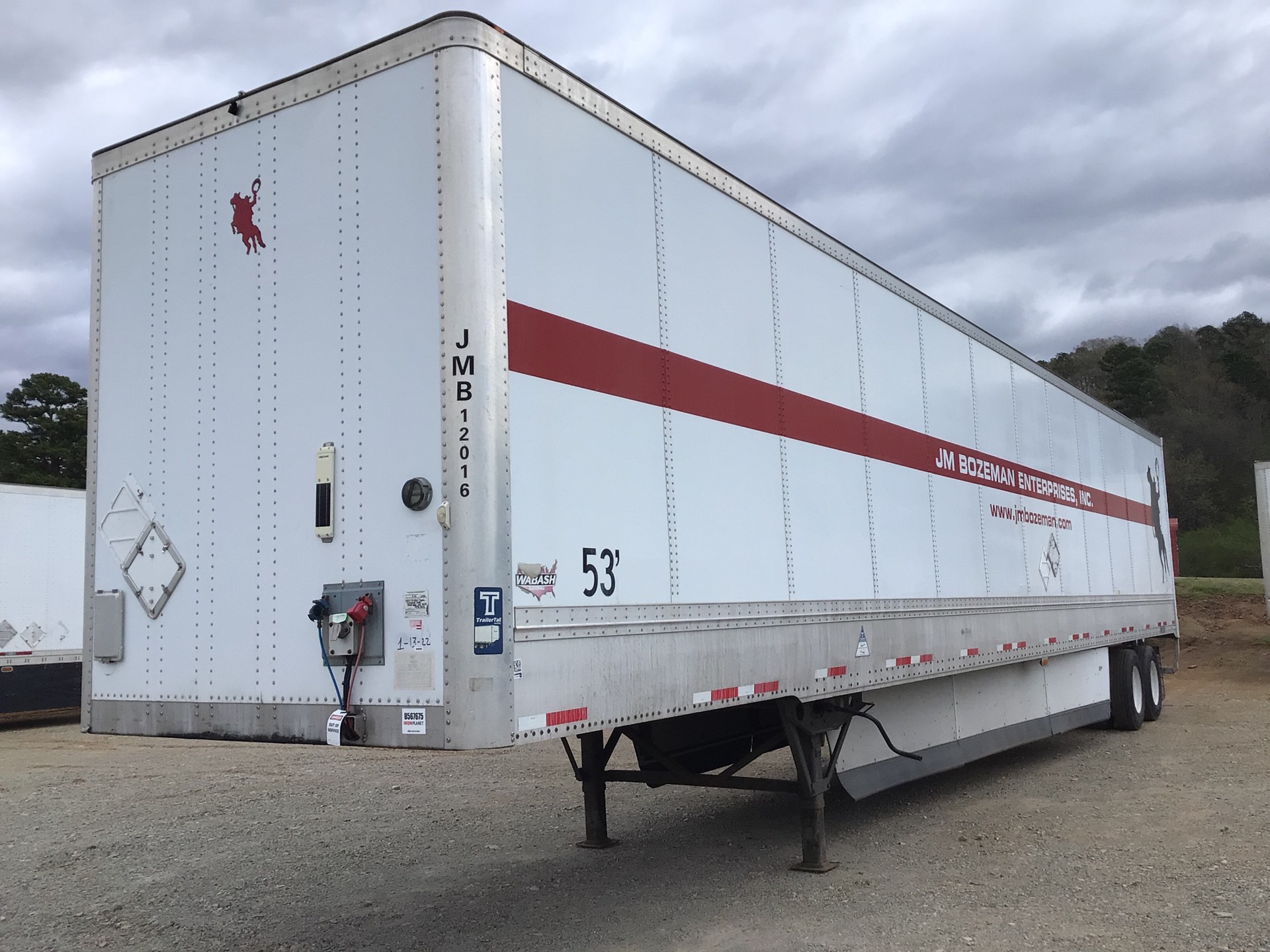 2012 Wabash Van Trailer