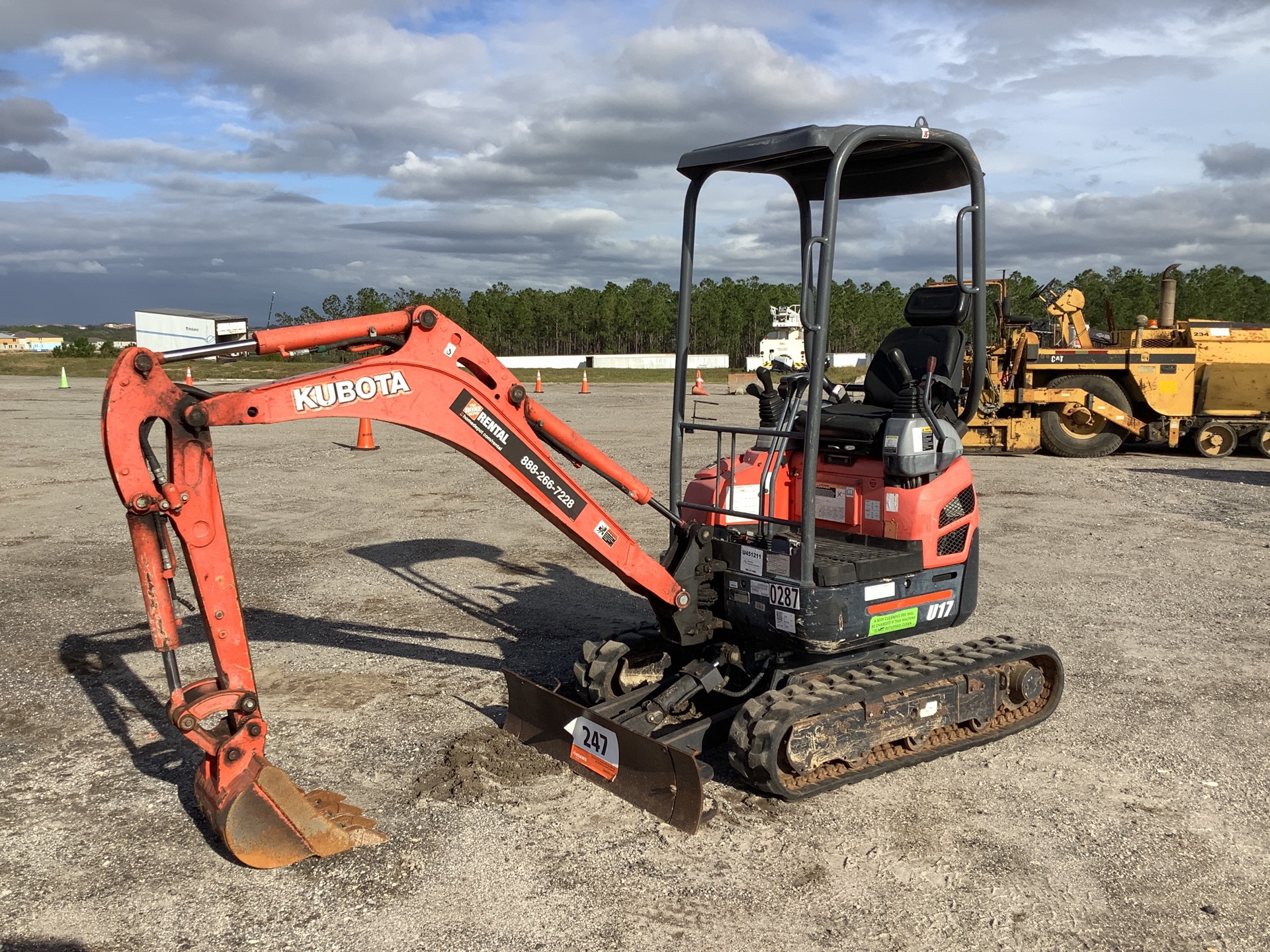 2017 Kubota U17 Mini Excavator