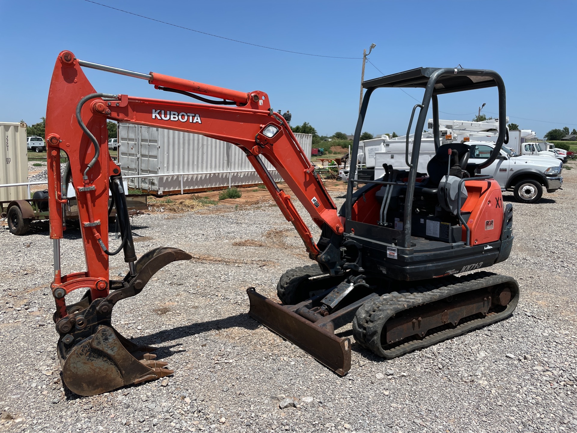 2018 Kubota KX71-3S Mini Excavator