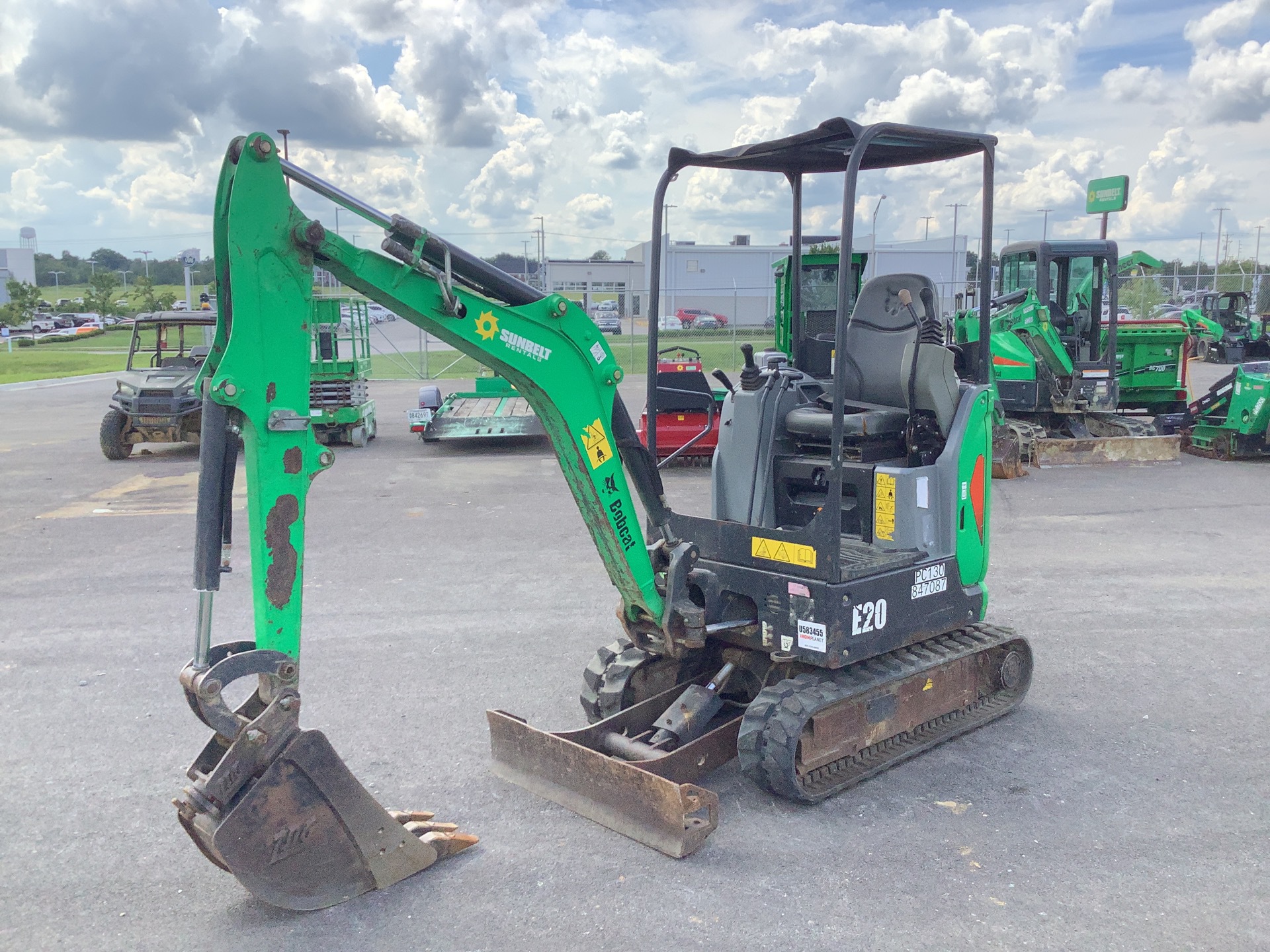 2016 Bobcat E20 Mini Excavator