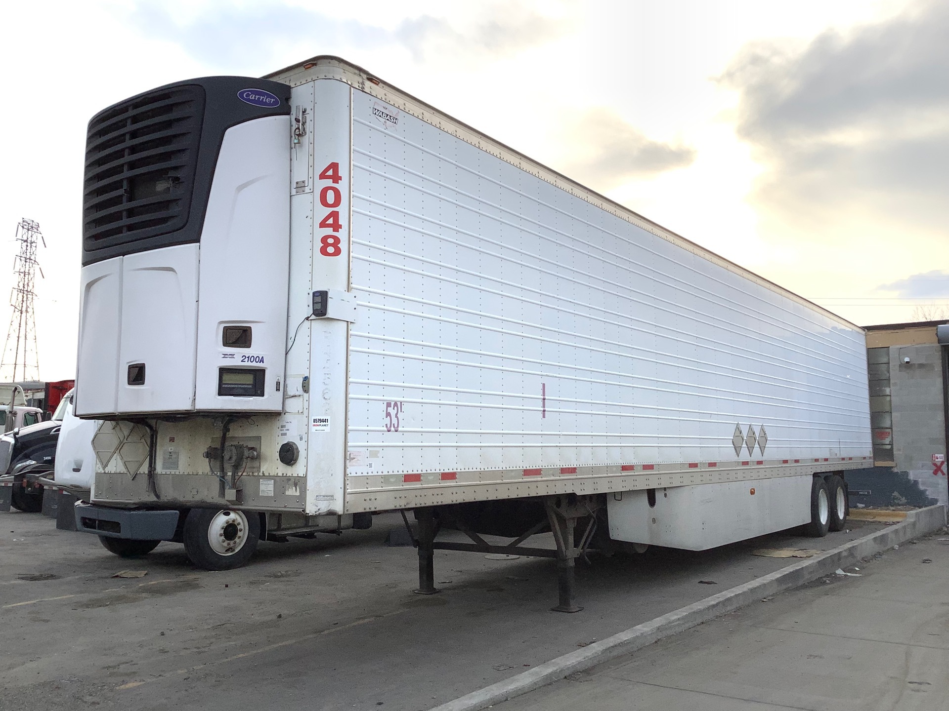 2011 Wabash Reefer Trailer 53 ft T/A Refrigerated Trailer