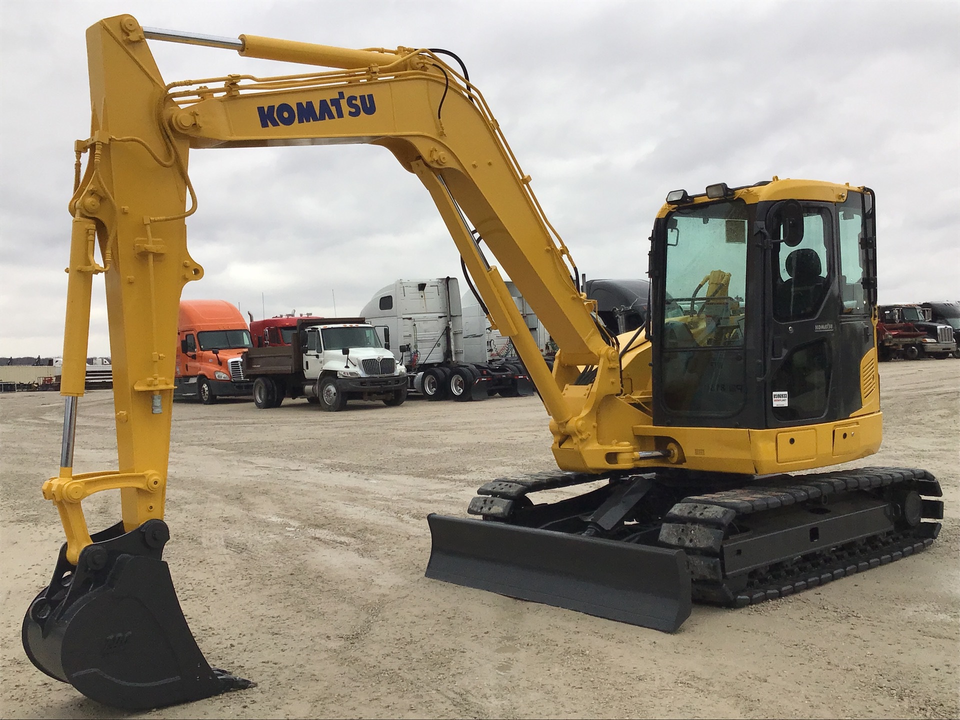 2011 Komatsu PC88MR-8 Tracked Excavator