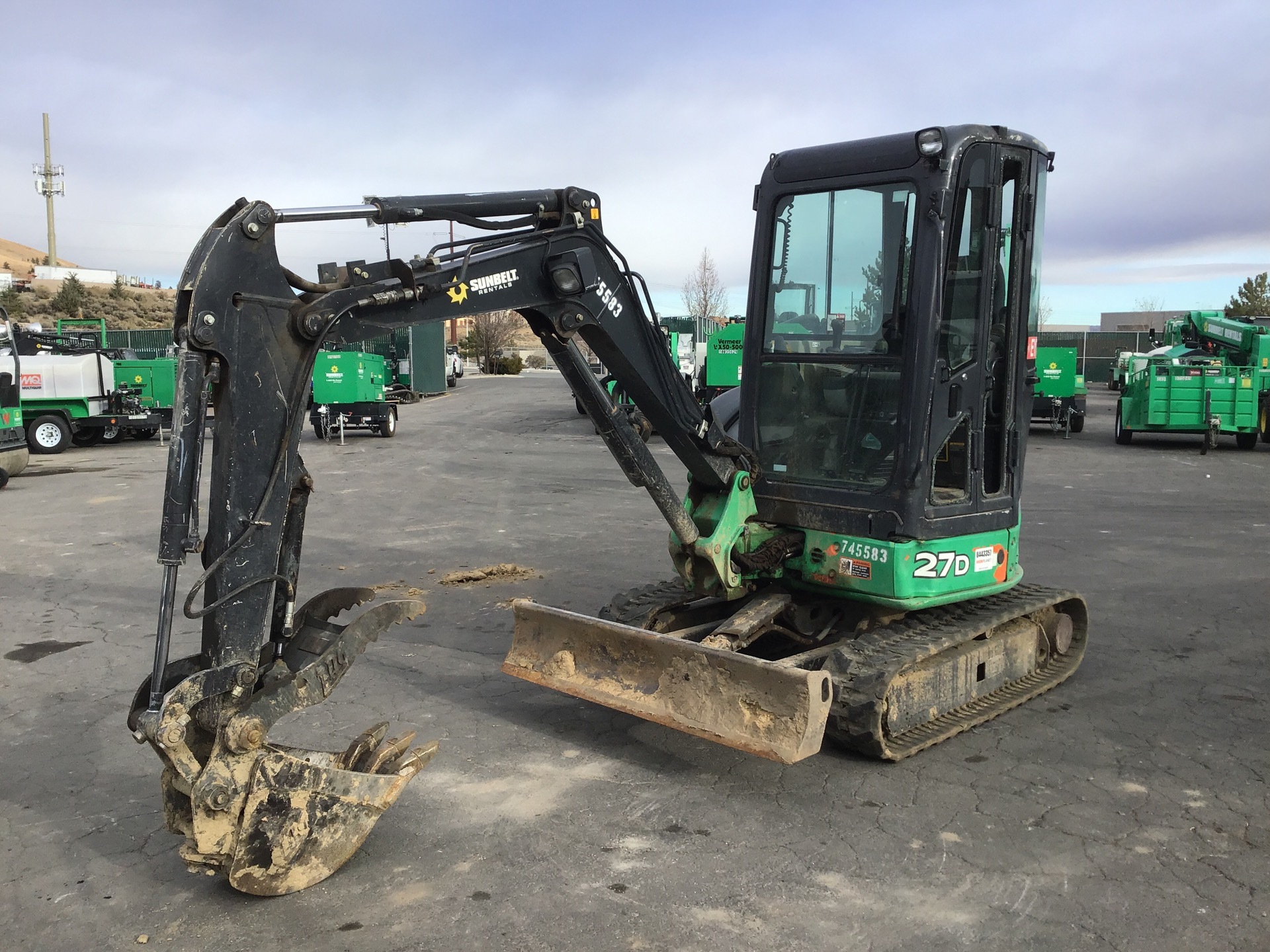 2015 John Deere 27D Mini Excavator